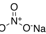 2d molecular structure of Sodium Nitrate