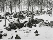 One of 300 images declassified by the Finnish government in 2006 showing the Winter War and Continuation War against the Soviet Union from 1939-45.