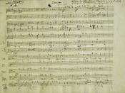 Autograph Mozart, Requiem (KV 626); Dies Irae