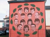 Mural of victim of Bloody Sunday