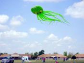 English: Octopus kite at the Clovis, New Mexico kite festival