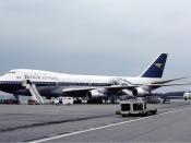 British Airways Boeing 747-100 in basic BOAC livery