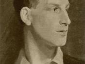 English: Siegfried Loraine Sassoon, CBE MC (8 September 1886 – 1 September 1967) was an English poet and author. He became known as a writer of satirical anti-war verse during World War I. He later won acclaim for his prose work. Deutsch: Siegfried Louvai