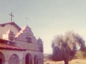 English: Mission San Antonio de Padua near Jolon, California, circa 1975