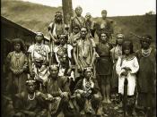 Taiwan Aborigines, Bunun Tribe, Formosa [c1900] Attribution Unk [RESTORED]