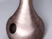 English: Computer generated image of an udu made by me.