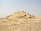 The pyramid of Amenemhet I at Lisht.