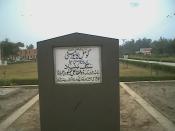 The foundation stone is built by the Gomal University in the honor of Zulfi Bhutto of Pakistan.