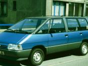 Renault Espace 1 in the early part of the model's life