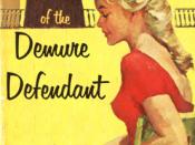 The Case of the Demure Defendant, a Perry Mason novel by Erle Stanley Gardner