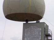 Installation of a phased array radar at National Severe Storms Laboratory.