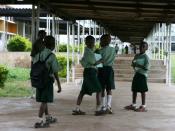 English: Children at school in Nigeria