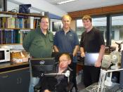 Stephen Hawking with PC Team