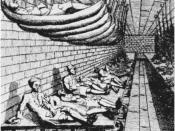 The sick men's ward at Marshalsea debtors' prison.