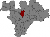 Location of la Garriga in Vallès Oriental