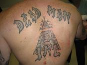 English: Dead Man Incorporated tattoo.