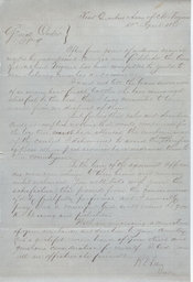 General Robert E. Lee's farewell order to the Army of Northern Virginia.