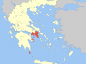 Locator Map of Attica Periphery, Greece