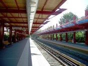 Moschato station of Athens Metro system.