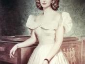 Portrait of Margaret Truman painted by Greta Kempton
