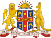Coat of Arms of the State of New South Wales, used for formal and ceremonial purposes