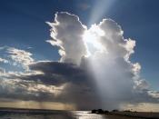 English: Cumulonimbus cloud over the Gulf of Mexico. Taken in Florida. 한국어: 멕시코 만의 적란운