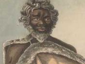 English: An illustration depicting a Wiradjuri warrior, thought to be Windradyne (c1800 - 1829). Copyright is thought to have expired.