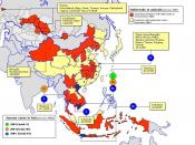 The spread of avian influenza in the eastern hemisphere.