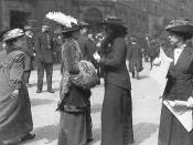 Suffragettes in Bow Street