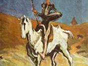 Don Quijote and Sancho Panza, drawn by Honoré Daumier,