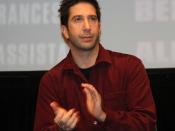 David Schwimmer at the premiere of Run, Fat Boy, Run, at the Walter Reade Theater in New York City. This was during the post-screening Q & A.