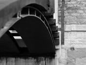 carlo scarpa, architect: fondazione querini stampalia, venice 1961-1963. entrance bridge.