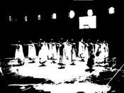 Women's physical education exhibition in Herron Gymnasium 1912