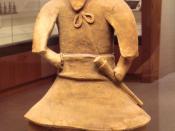 Kofun period Haniwa chieftain, Ibaraki, 500CE.