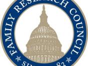 Logo of the Family Research Council.