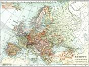 Europe, post Treaty of Versailles. Leslie’s New World Atlas.