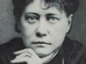 English: Founder of the Theosophical Society Elena Petrovna Gan (HP Blavatsky), born in Russia 1831 - died in England 1891