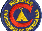 The Woodsman pocket insignia.