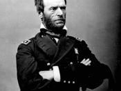 English: General William Tecumseh Sherman, a general of the Union Army during the American Civil War. Sherman is famous for Sherman's March to the Sea.