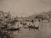 Chicago River Becomes A Canal Of Venice During 1893 World's Fair