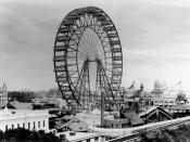 The first Ferris wheel from the 1893 World Columbian Exposition in Chicago.