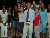 English: August 26: Congressman Rahm Emanuel announces the Juvenile Gun Crime Reporting Act at a meeting with youth and staff from the Uhlich Children’s Advantage Network upon the release of their annual Teen Gun Survey.