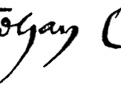 Signature of John Calvin