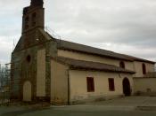 English: Church of San Esteban de Villacalbiel, a village in the province of León, Spain