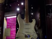 at the Experience Music Project. This is the guitar that Hendrix played the Star Spangled Banner at Woodstock