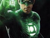 Ryan Reynolds as Hal Jordan in Green Lantern.