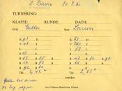 Envelope used for the adjournment of a match game Geller vs. Larsen, Copenhagen 1966