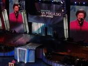 English: Barbara Mikulski speaks during the second day of the 2008 Democratic National Convention in Denver, Colorado, United States.