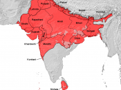 Area where Indo-Aryan languages are spoken