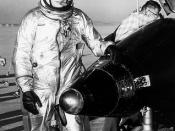 Pilot Neil Armstrong with X-15 #1